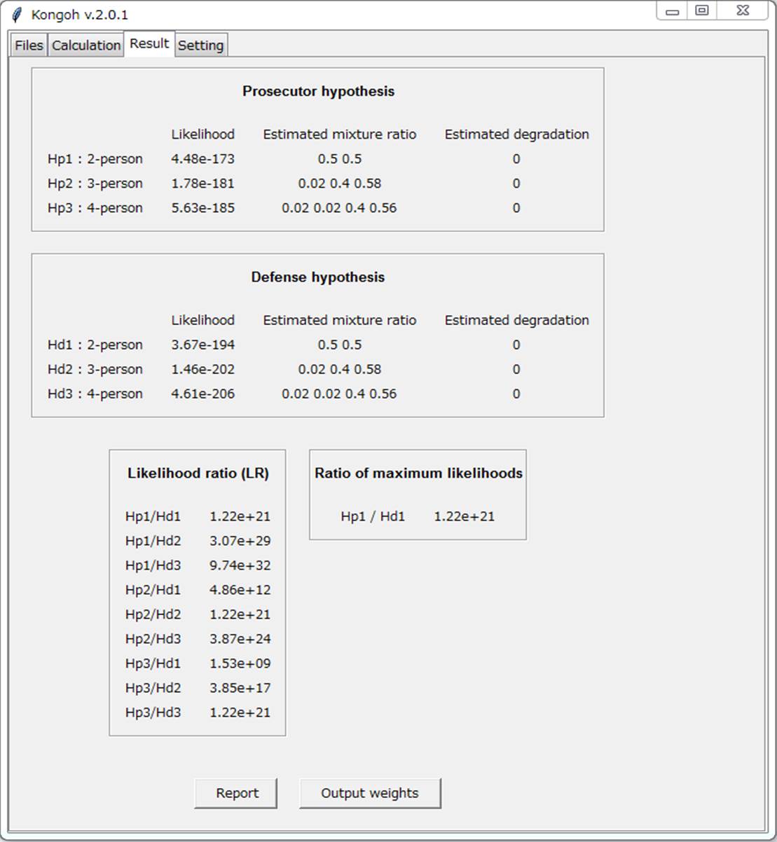 図2　Continuous modelに基づいた微量混合試料の分析ソフトウェア